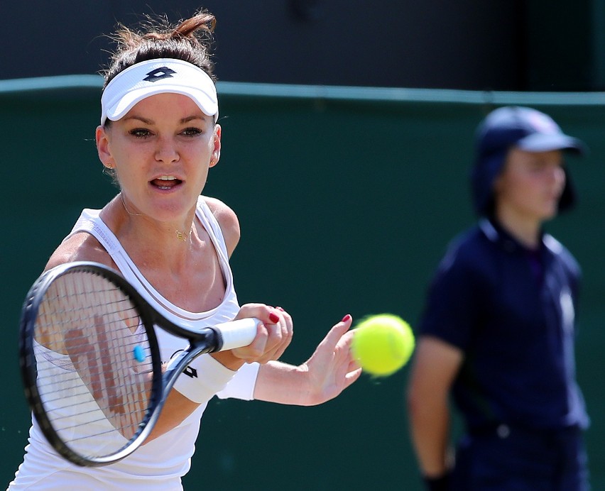 Agnieszka Radwańska na kortach Wimbledonu