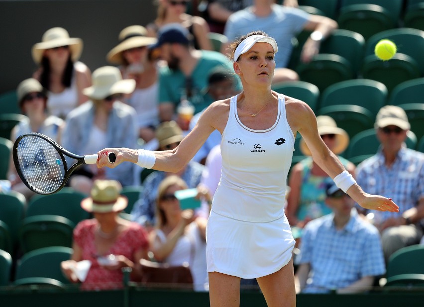 Agnieszka Radwańska na kortach Wimbledonu