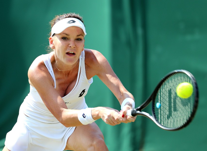 Agnieszka Radwańska na kortach Wimbledonu