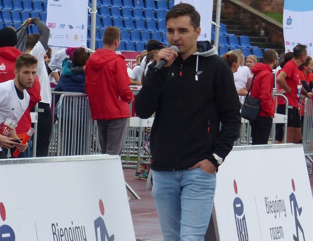 Znany i utytułowany lekkoatleta Marek Plawgo był ambasadorem 3. PKO Biegu Charytatywnego w Kielcach.