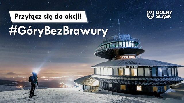 Akcję #GóryBezBrawury prowadzi Urząd Marszałkowski Województwa Dolnośląskiego ze wsparciem GOPR.