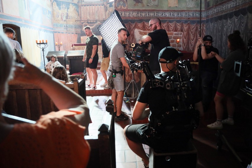 Kolejna ekipa filmowa pojawiła się w Lublinie. Na Zamku kręcono "Koronę Królów". Zobacz zdjęcia