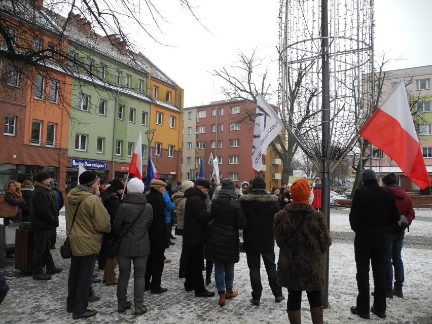 Manifestacja KOD w Stargardzie