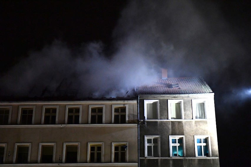 Po pożarze w centrum Szczecinie. Kilknaście rodzin nie wróci na razie do domu 