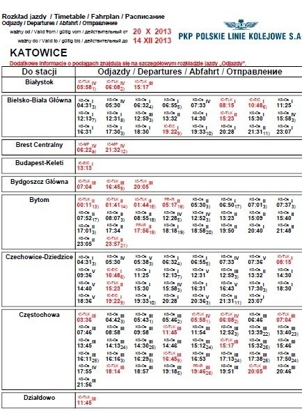 Rozkład jazdy PKP od 20 października [ZOBACZ I ZACHOWAJ]
