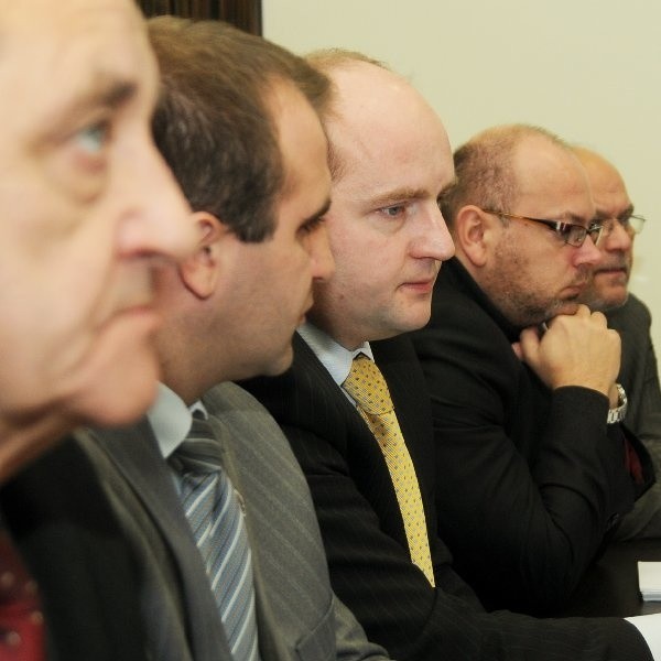 Od lewej: Franciszek Złotnikiewicz, Bartosz Nowacki, Piotr Całbecki, Maciej Eckardt i Edward Hartwich