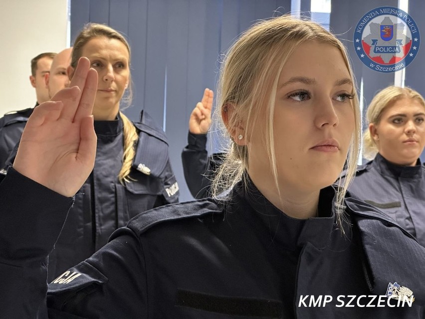 Nowi policjanci w Szczecinie złożyli ślubowanie