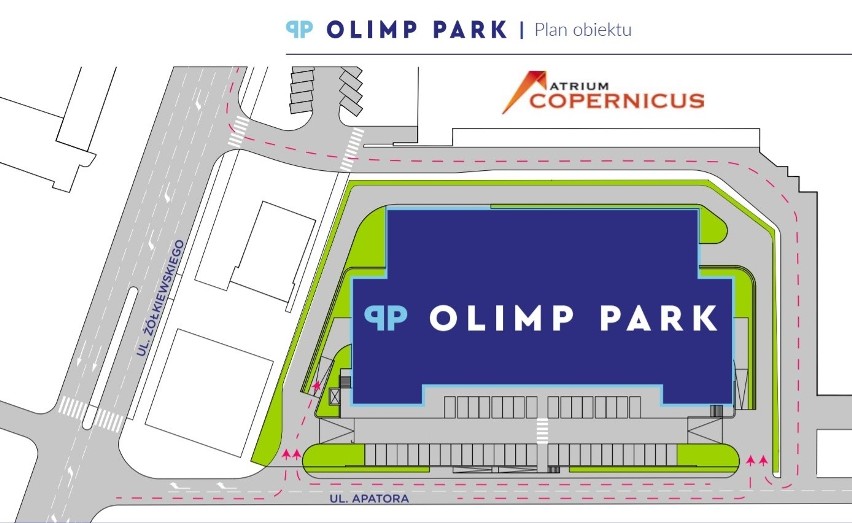 Tak będzie prezentowało się nowe centrum handlowe Olimp Park...
