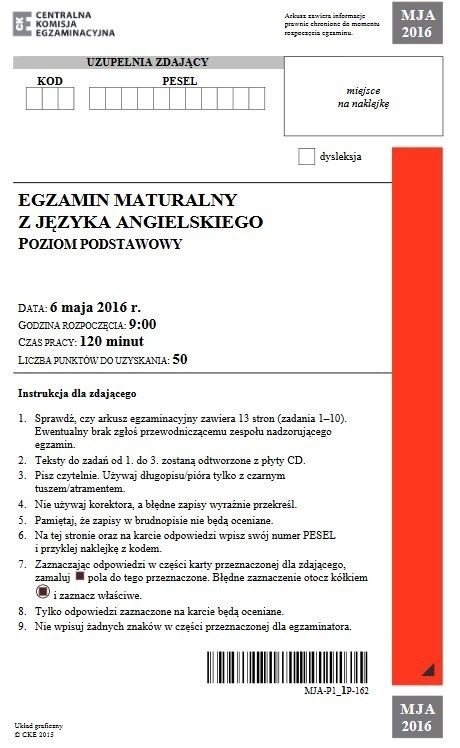 Matura Angielski 2018. Arkusze, rozwiązania i odpowiedzi....