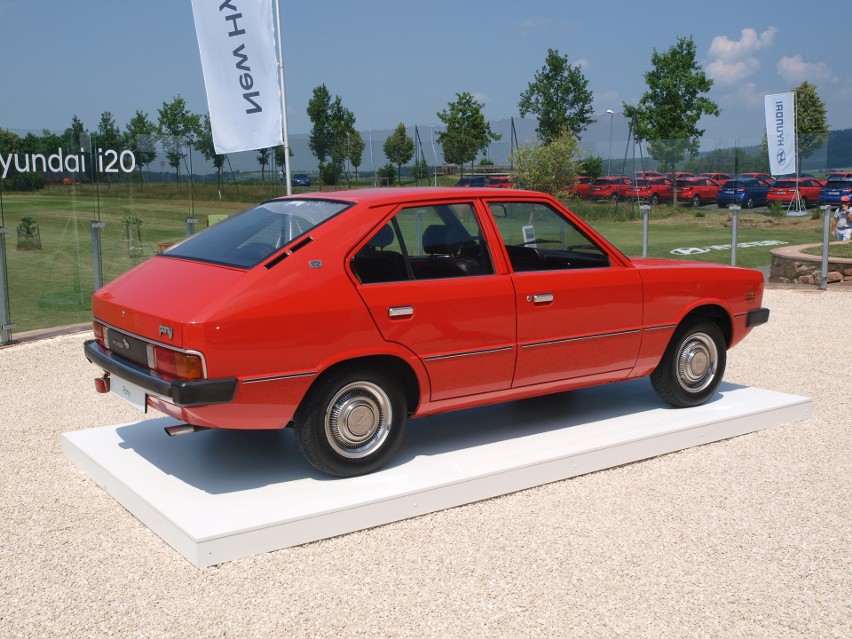 Zabytkowy Hyundai Pony z lat 1975-82 

Fot. Michał Kij