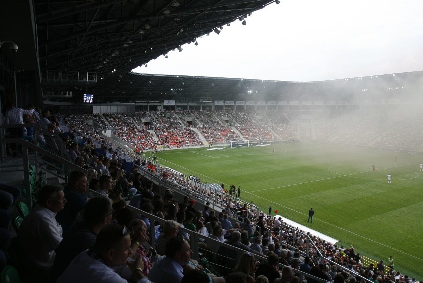 Mecz GKS Tychy - FC Koeln na otwarcie stadionu w Tychach