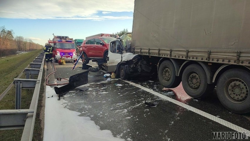 Do tragicznego wypadku doszło na autostradzie A4 pomiędzy...