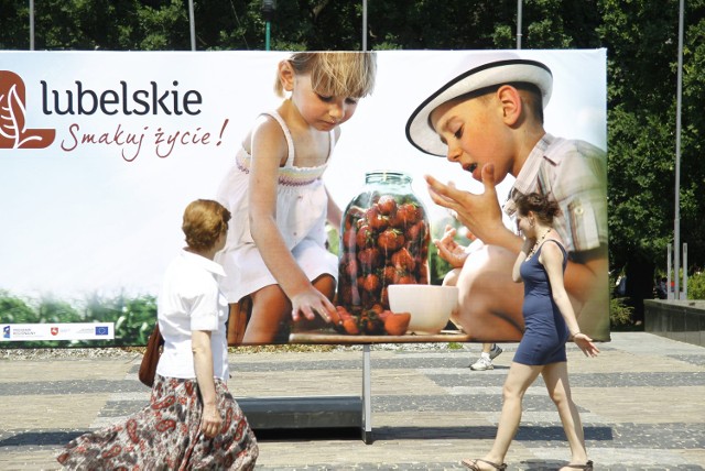 Tak wyglądał plakat z wcześniejszej kampanii promocyjnej województwa lubelskiego