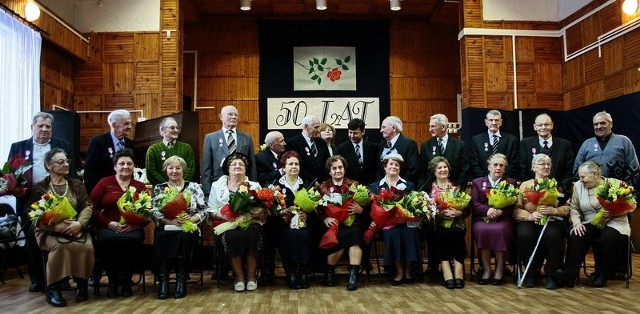 Jubileusz pięćdziesięciolecia zawarcia małżeństwa świętowało piętnaście par z gminy Czarna Białostocka