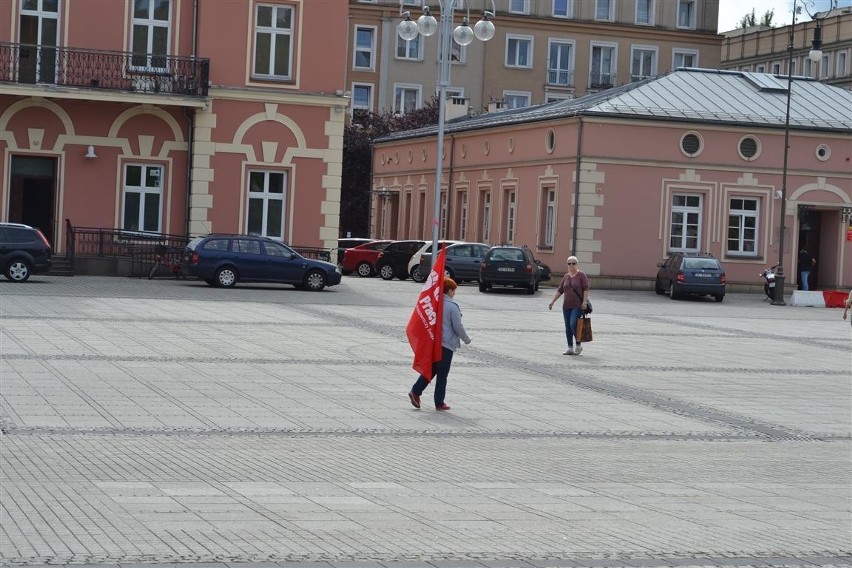 Pikieta pracowników TESCO