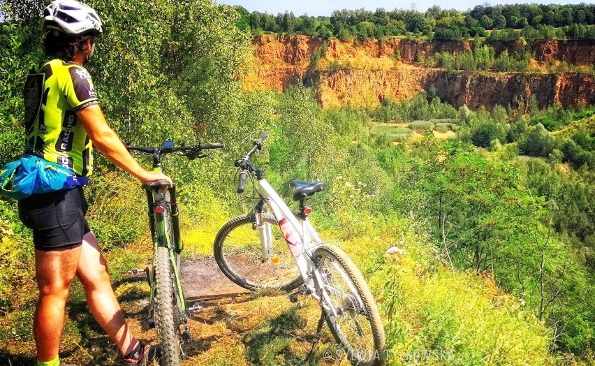 Bytomskie Dolomity to świetnie miejsce na wycieczkę rowerową...