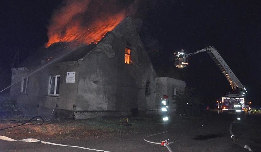 Pożar domu jednorodzinnego w Nowym Świecie, k. Szubina....