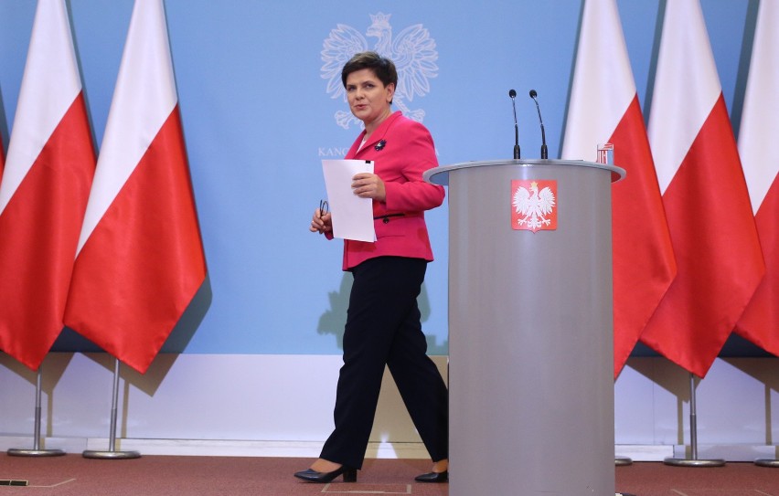 Konferencja premier Beaty Szydło