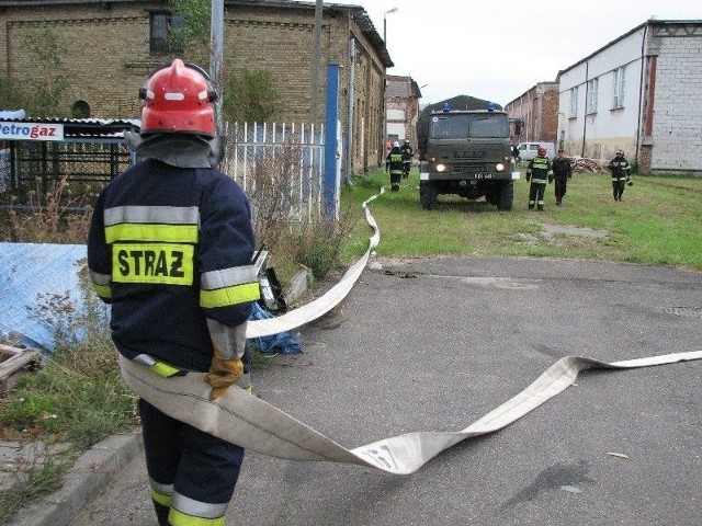 W akcji gaśniczej brały udział dwa zastępy JRG oraz pięć zastępów OSP. 