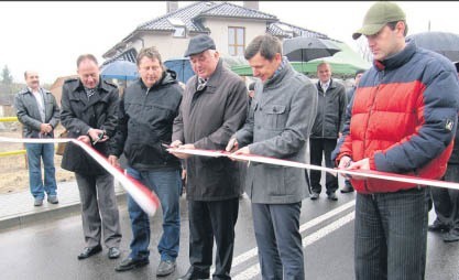 Otwarcie drogi w Sławoborzu.