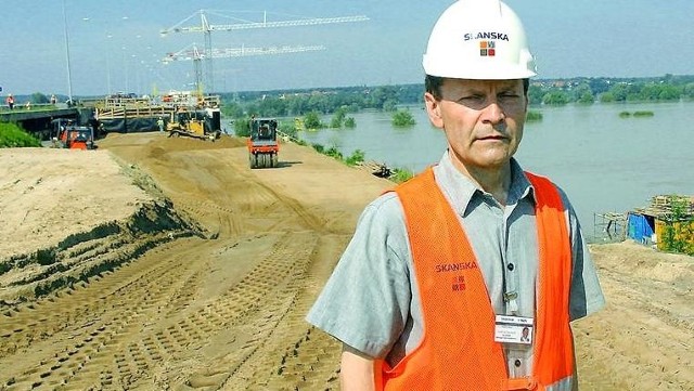 Tadeusz Serwacki: - Do zakończenia budowy toruńskiego mostu niewiele nam zostało