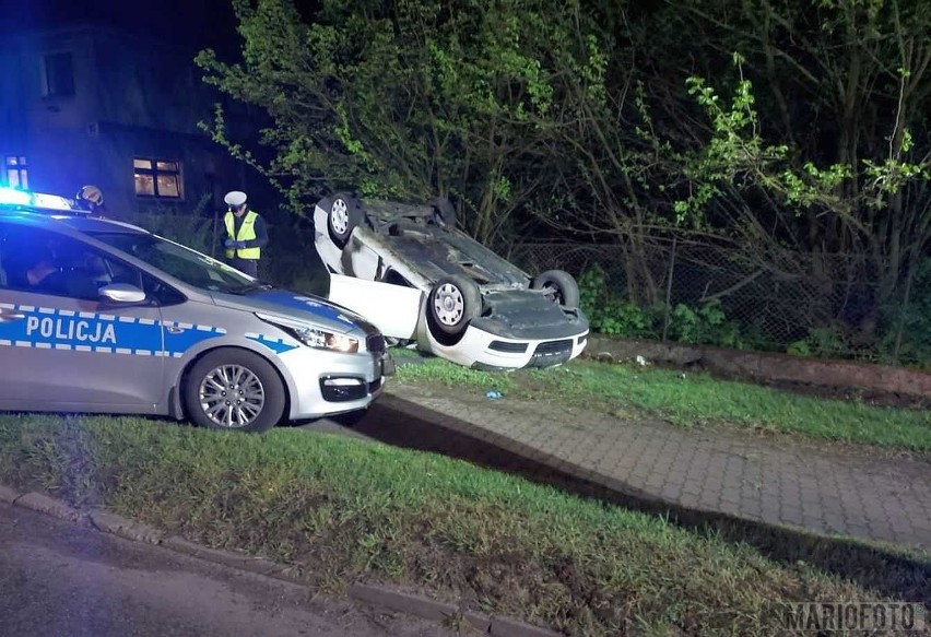 Nocny pościg ulicami Krapkowic. 27-latek zakończył ucieczkę...