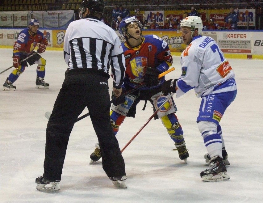 Hokejowe derby Małopolski. Unia lepsza od Podhala [WIDEO]