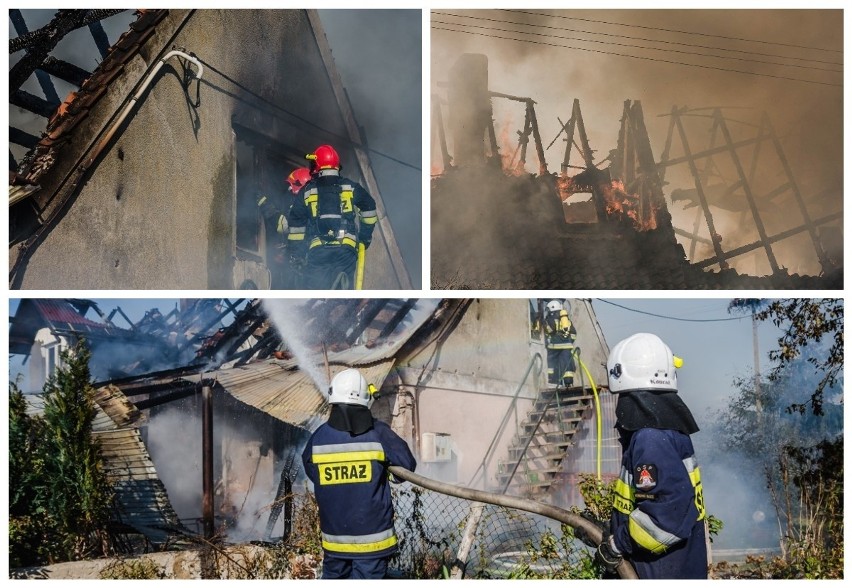 Wiśniowo Ełckie: Pożar budynku mieszkalnego. Rodzina Ratownika Medycznego straciła cały dorobek. Potrzebna jest pomoc [ZDJĘCIA] 24.09.2019