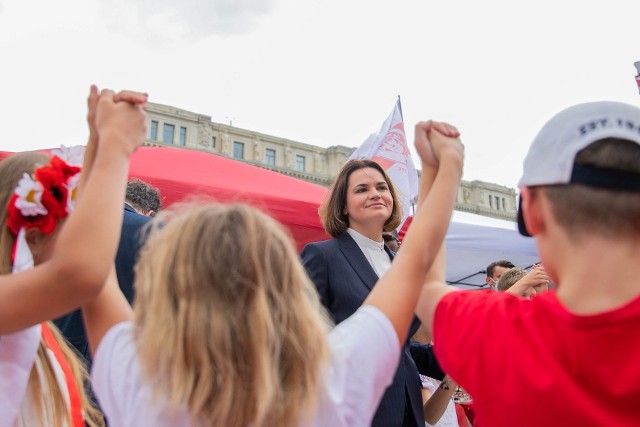 Liderka białoruskiej opozycji zwołała w Wilnie konferencję, by opracować sposób na odsunięcie od władzy Aleksandra Łukaszenki