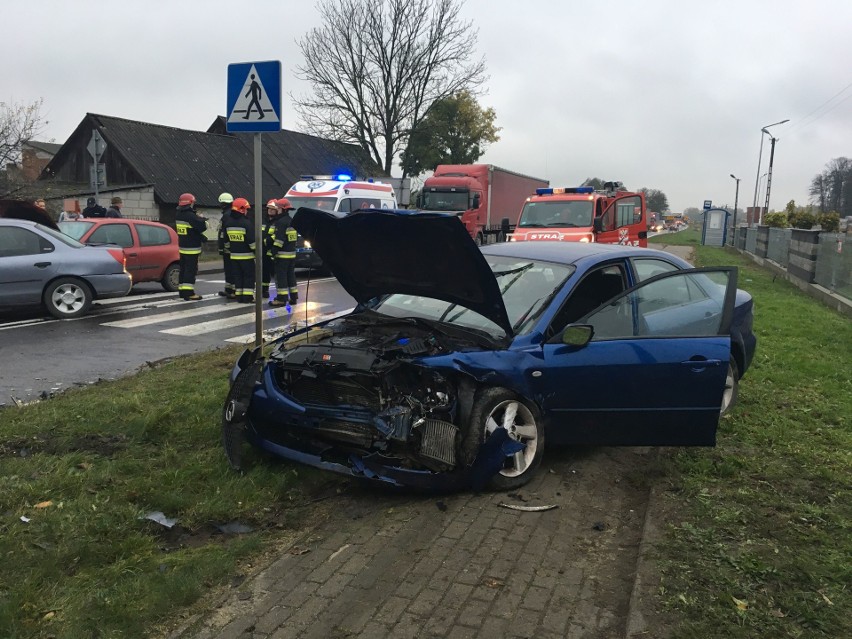 Wypadek na drodze Ostrołęka - Ostrów 