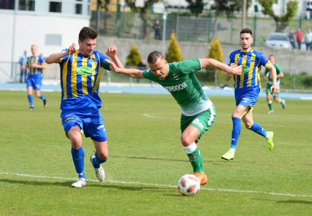 Patryk Mikita zdobył gola dla Radomiaka w meczu z Pogonią Siedlce.