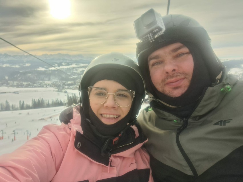 Justyna i Łukasz z Ciemnoszyj na ferie wybrali polskie góry