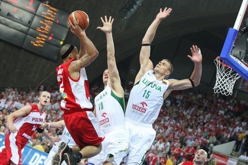 Wroclaw. Eurobasket 2009. Polska - Litwa 86:75