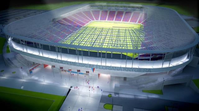 Tak ma wyglądać stadion Pogoni Szczecin po zakończeniu inwestycji.
