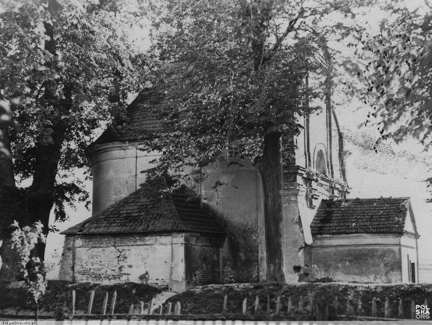 Kaplica pw. św. Jana Chrzciciela w Jerzmanowicach, zdjęcie z okresu międzywojennego