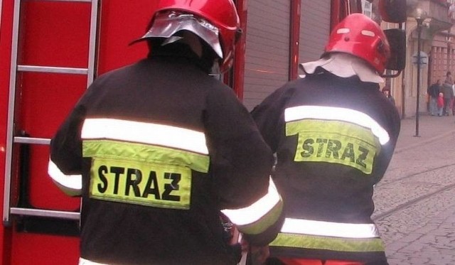 Strażacy sprawdzają jak groźny jest pożar na terenach pozachemowskich