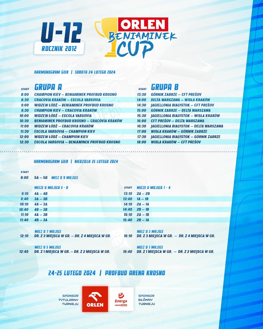 Nowa edycja ORLEN Beniaminek Cup! Przed nami pierwszy zimowy turniej dla rocznika 2012