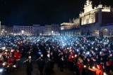 Światełko do Nieba na Rynku Głównym zakończyło 32. Finał WOŚP w Krakowie