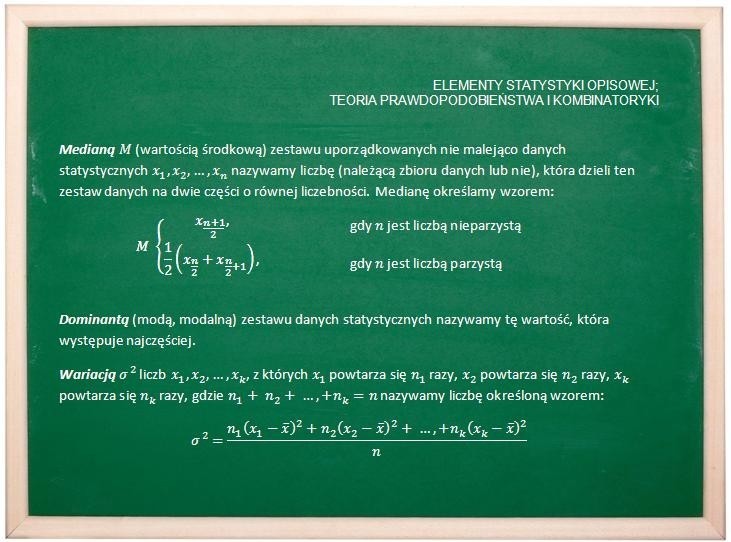 Matura 2017. Matematyka. Korepetycje ze statystyki, teorii prawdopodobieństwa i kombinatoryki