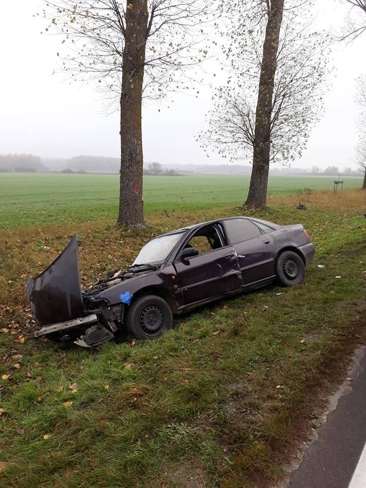 Bobry. Karambol pięciu pojazdów na DK 65 (zdjęcia)