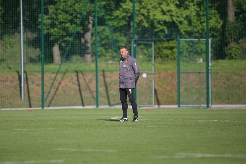 Trening Jagiellonii Białystok przed meczem z Wisłą Płock