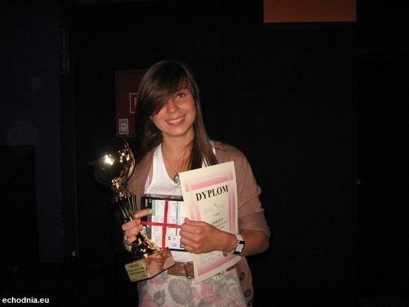 Oto laureatka I nagrody IV Festiwalu - Natalia Rożej z VII Liceum Ogólnokształcącego imienia Baczyńskiego. Kto zdobędzie I nagrodę w tym roku?
