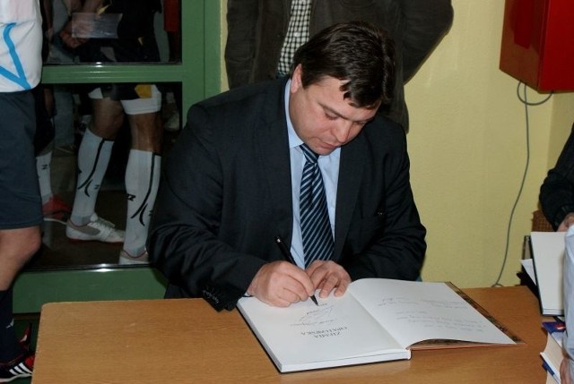 Roman Kosecki uczestniczył w inauguracji III edycji Małej Ligi Firm Opatowskich.