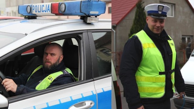 Asp. Ryszard Kamiński oraz sierż. szt. Jarosław Jędruś - policjanci z Żar uratowali młodego mężczyznę, który chciał skoczyć z wiaduktu. Zauważyli go, gdy patrolowali teren miasta. 