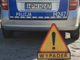 Kierujący busem wymusił pierwszeństwo i uderzył w osobówkę w Kolonii Skrzyńsko. Dwie osoby ranne