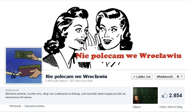 Nie polecam we Wrocławiu - wrocławianie na Facebooku podpowiadają, których miejsc unikać