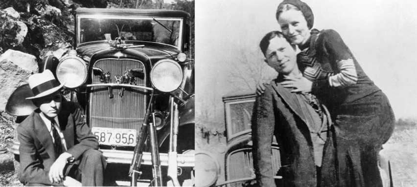 107 dziur po kulach... Ten samochód, w którym zginęli Bonnie i Clyde, stal się obiektem kultu