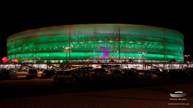 Stadion Wrocław zabłyśnie na zielono