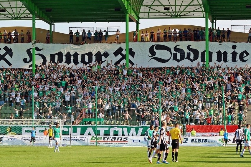 Kibice na meczu GKS Bełchatów - Sandecja Nowy Sącz (4:0)