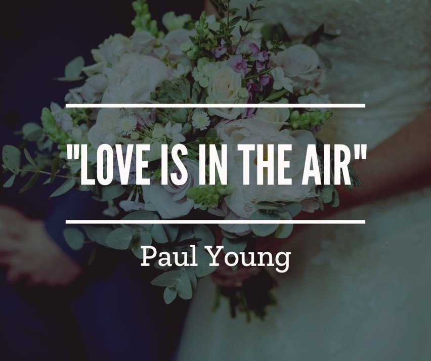 "Love Is In The Air" śpiewał John Paul Young już 40 lat...